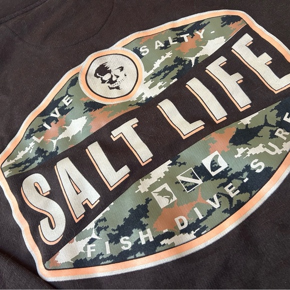 SALT LIFE Live Salty “Fish Dive Surf” Hoodie - Picture 6 of 7